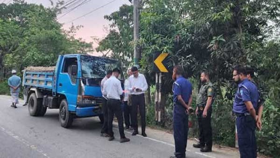 উন্মুক্ত, বালু, পরিবহন, জরিমানা, ট্রাকচালক